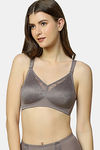 Triumph Double Layered Non Wired Full Coverage Minimiser Bra - Pigeon Grey — thumbnail 1